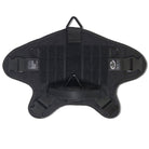 medium tactical k9 harness back black zinc buckles 