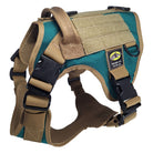 medium tactical dog harness arizona turquoise with nexus buckles