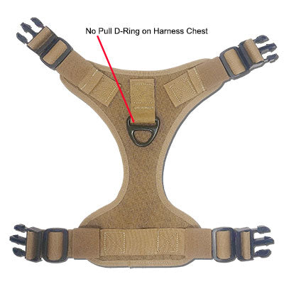 no pull d-ring on dog harness