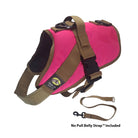 No Pull Dog Harness with strap included, easy on medium pink