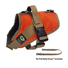 No Pull Dog Harness with strap included, easy on small orange