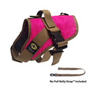 No Pull Dog Harness with strap included, easy on small pink