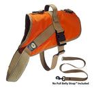 No Pull Dog Harness with strap included, easy on xl orange
