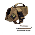 No Pull Dog Harness with strap included, easy on xs brown