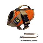 No Pull Dog Harness with strap included, easy on xs orange