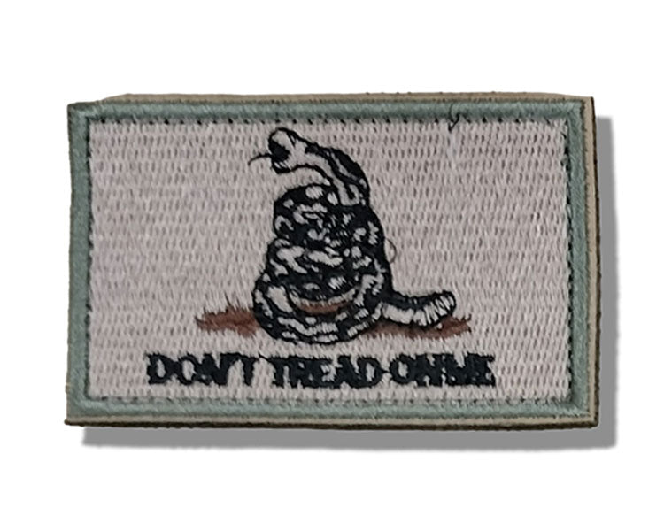 patriotic velcro patch for tactical dog harness don't tread on me sage