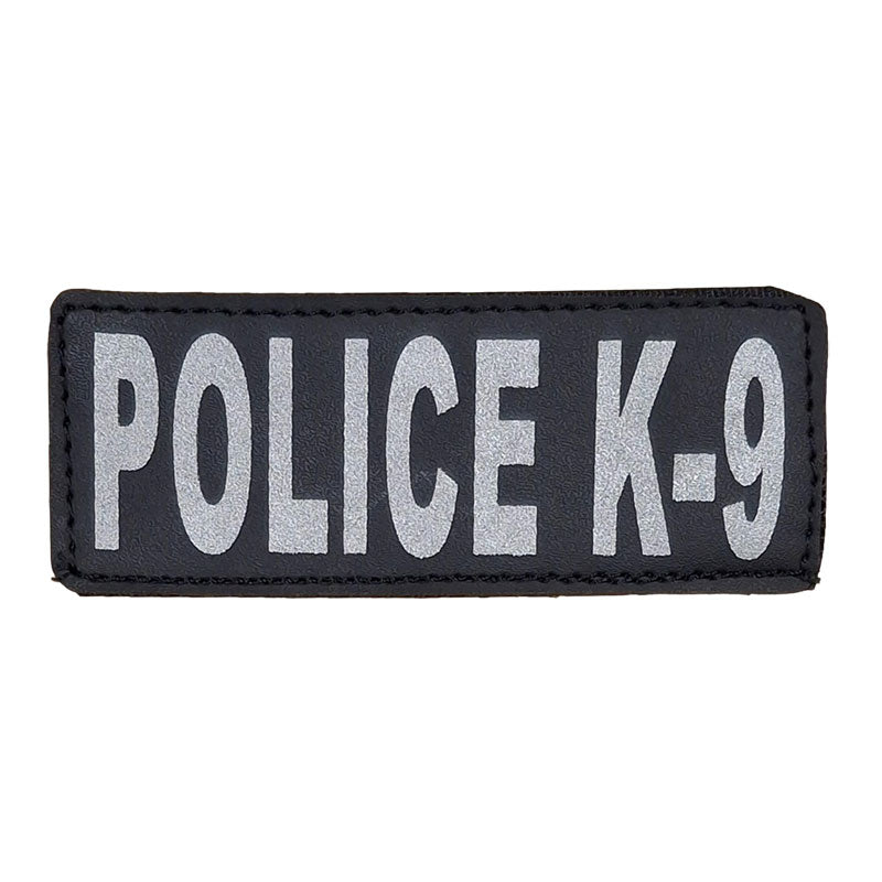 police k9 reflective patch 4.5x2 inch