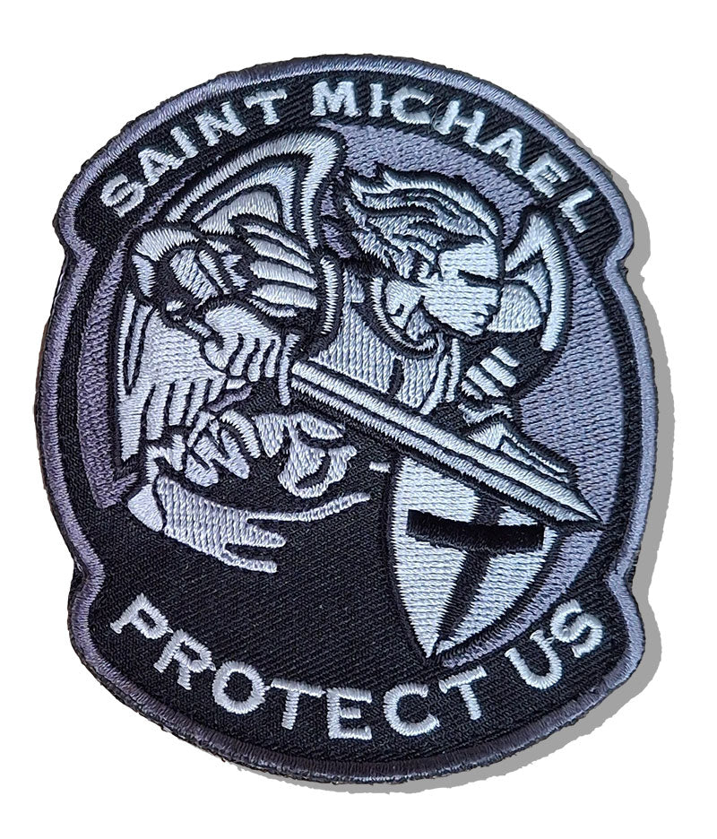saint michael patch blessed by chaplain