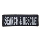 search and rescue reflective patch 6x2 inch