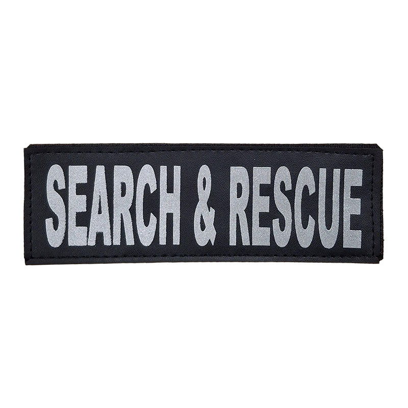 search and rescue reflective patch 6x2 inch