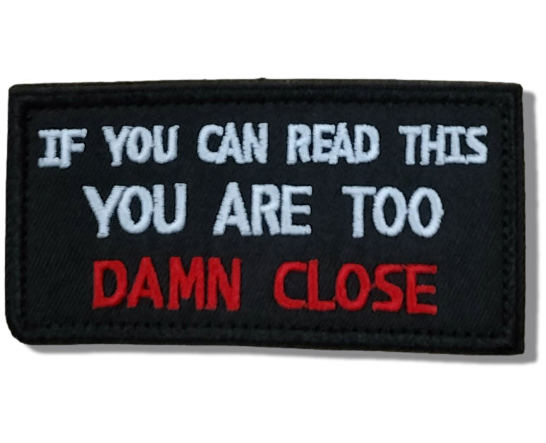 service dog velcro patch if you can read this