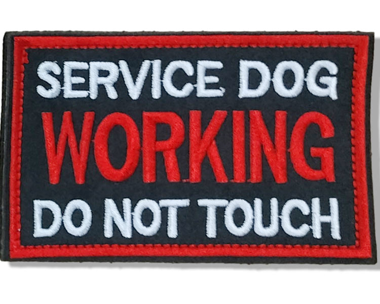 service dog velcro patch service dog working do not touch