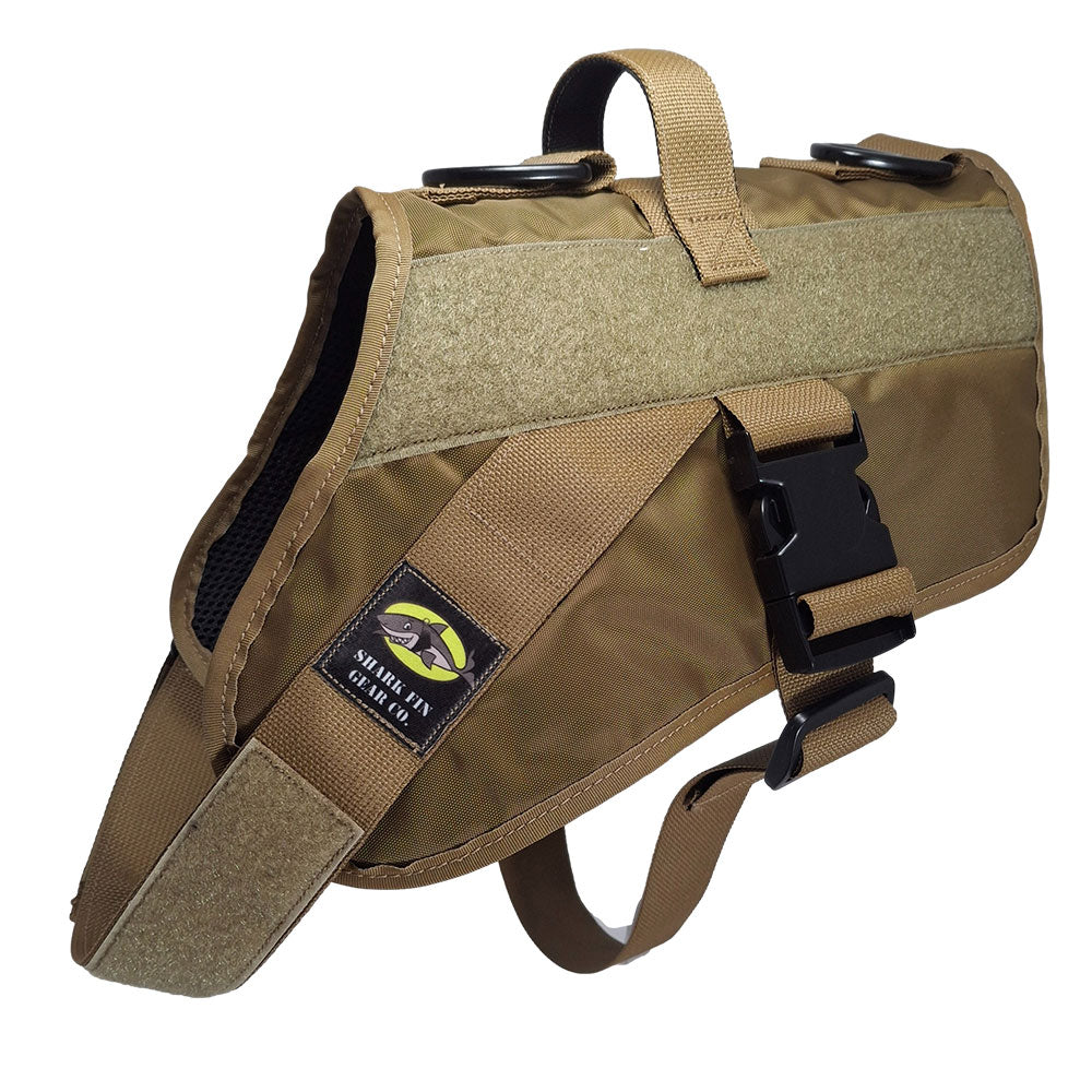 service dog vest large color brown