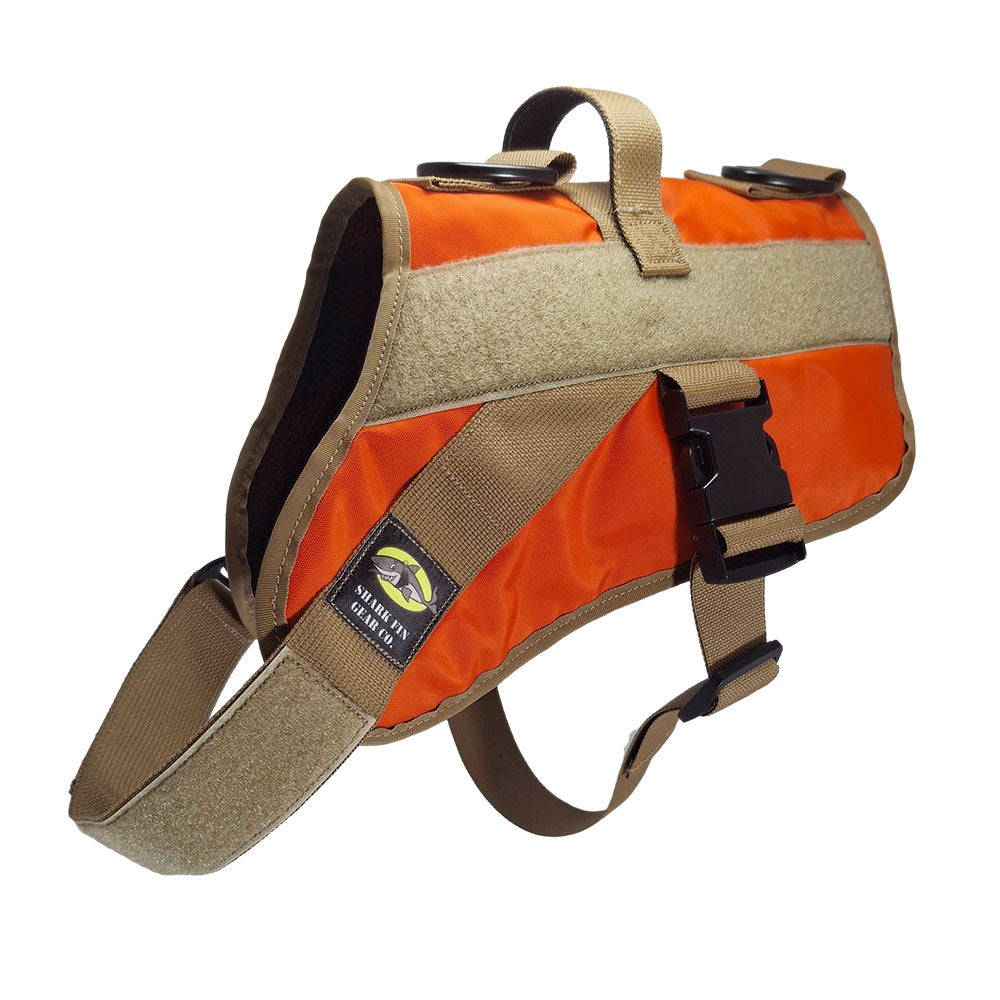 service dog vest large color orange