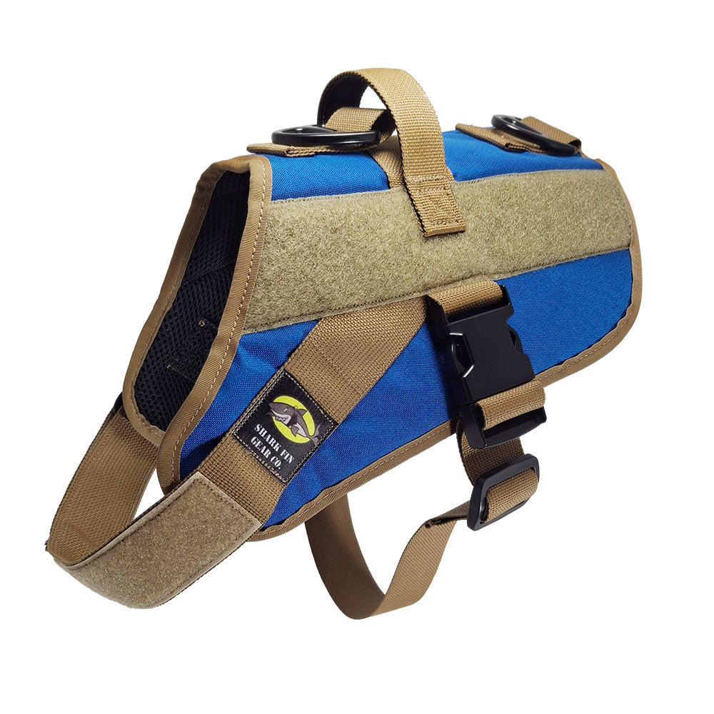 service dog vest medium color blue 