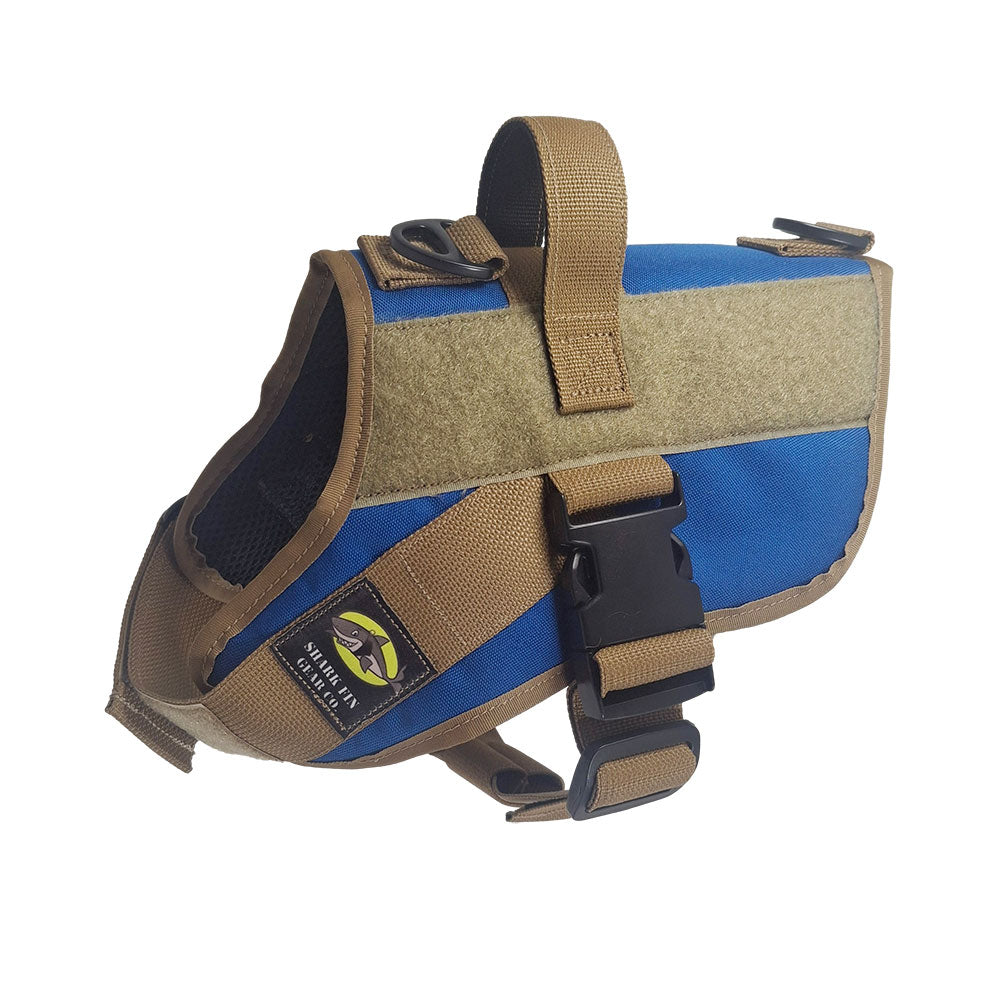 service dog vest small color blue 