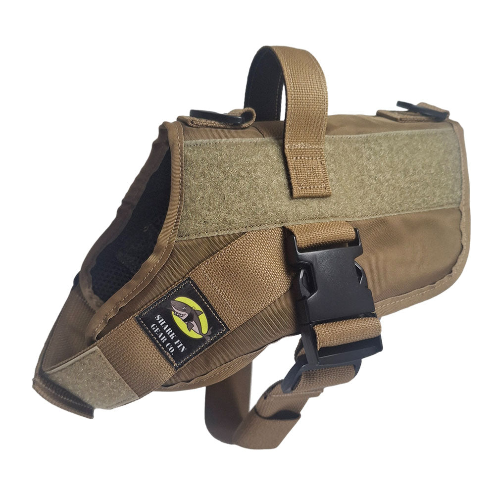 service dog vest small color brown