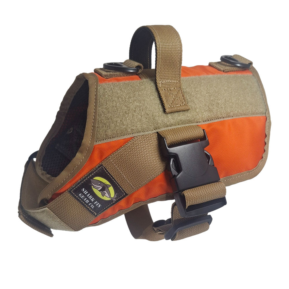 service dog vest small color orange