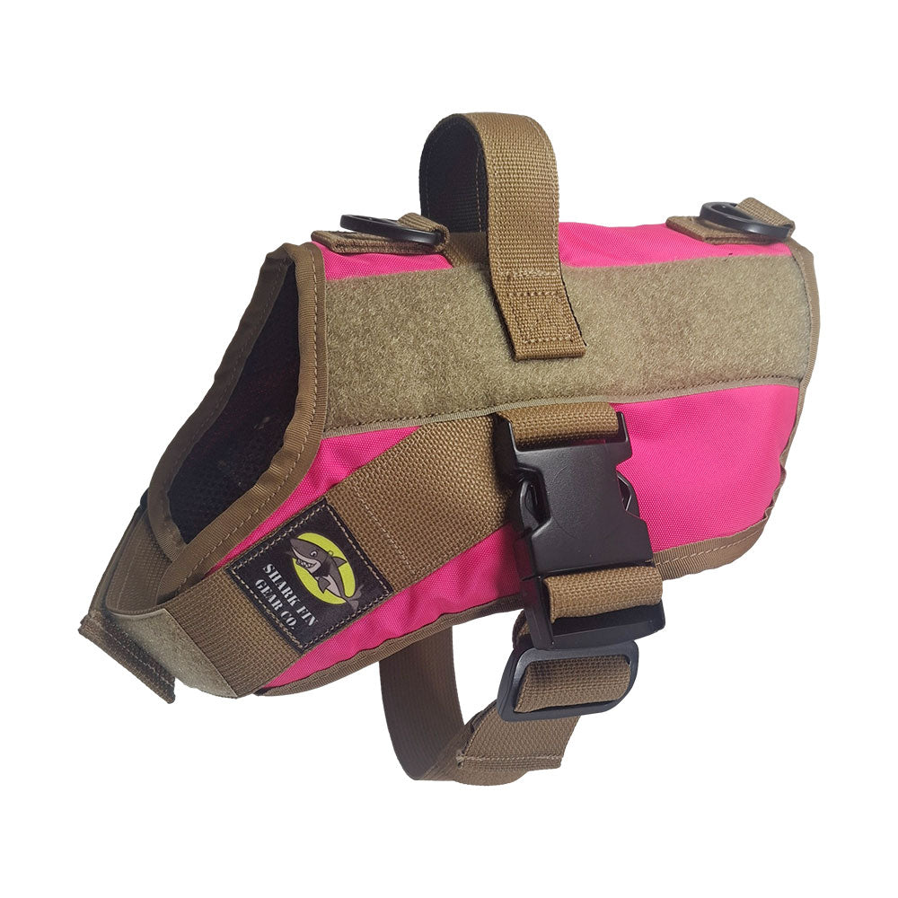 service dog vest small color pink