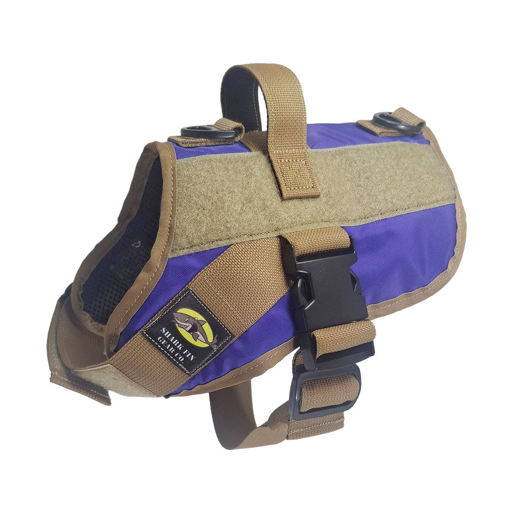 service dog vest small color purple