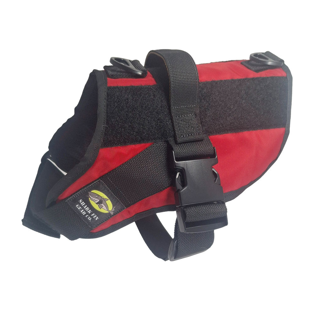 service dog vest small color red