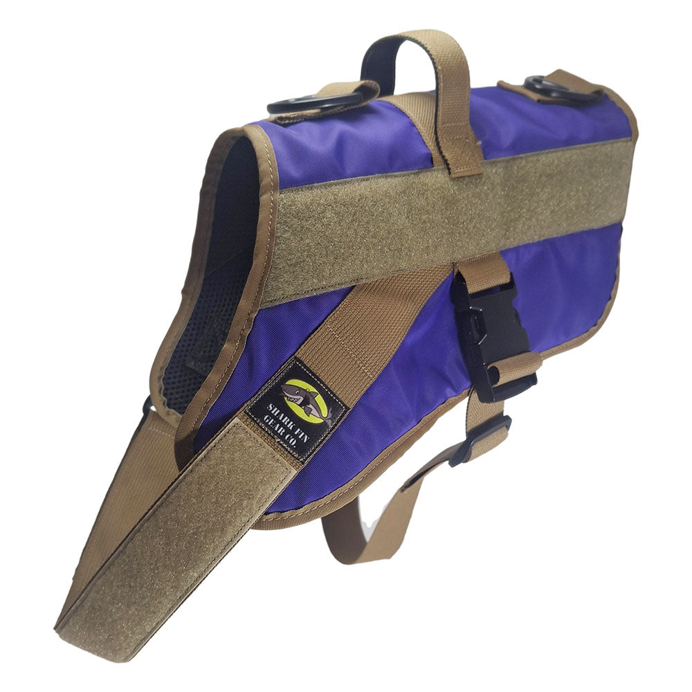 service dog vest xl color purple