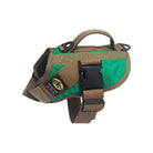 service dog vest xs color green