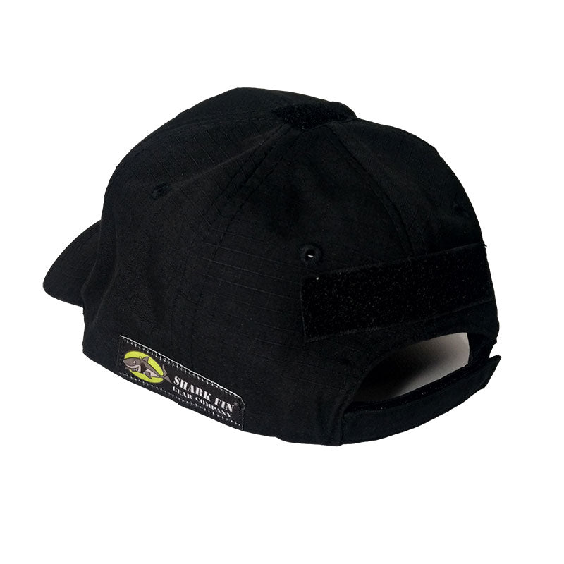 tactical ball cap black back