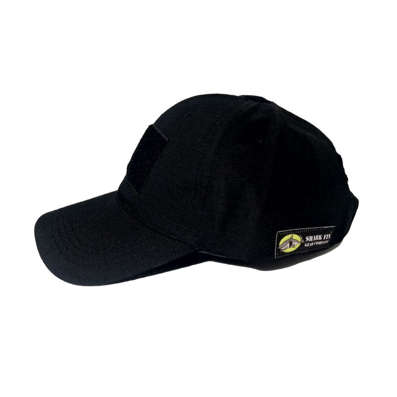 tactical ball cap black side