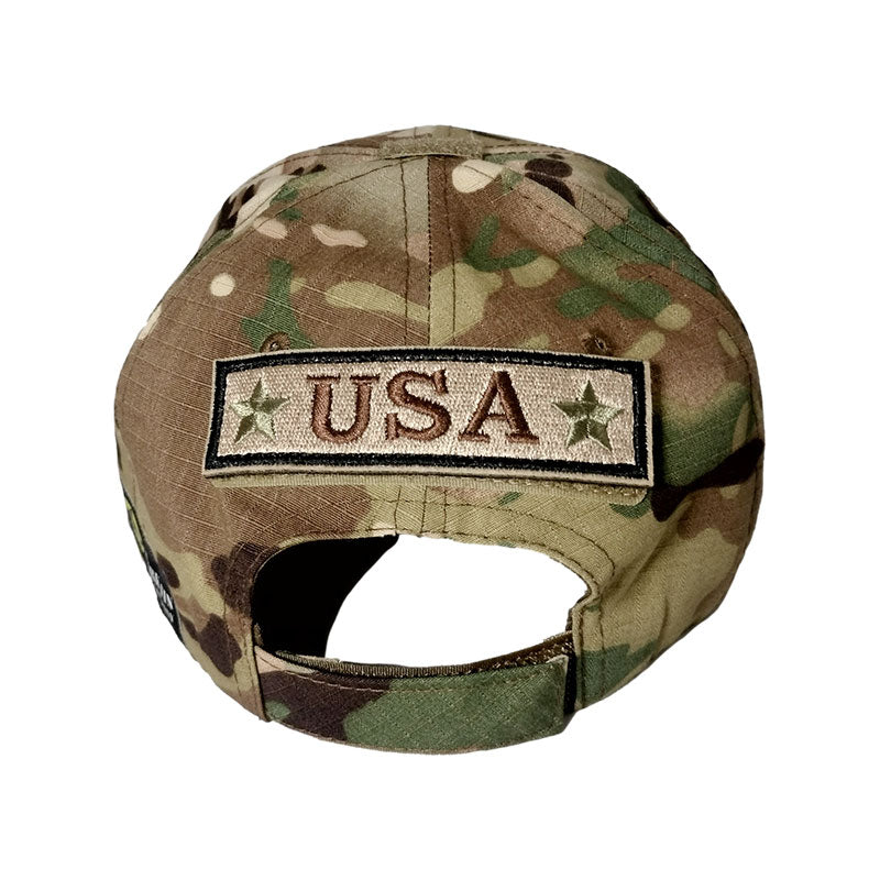 tactical ball cap camo back with patch