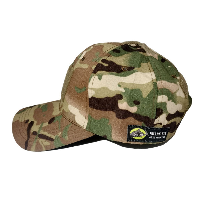 tactical ball cap camo side