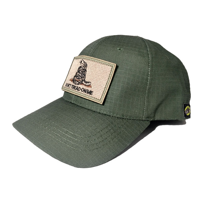 tactical ball cap pine green front with patch