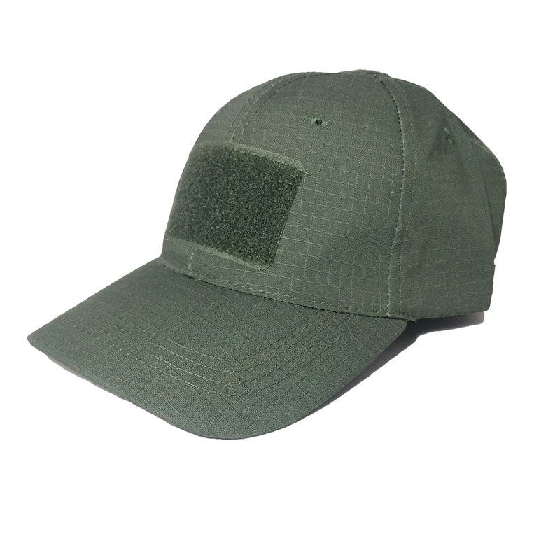 tactical ball cap pine green front