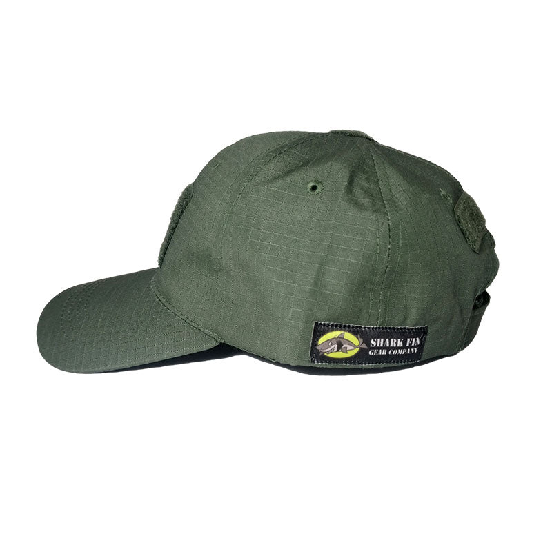 tactical ball cap pine green side