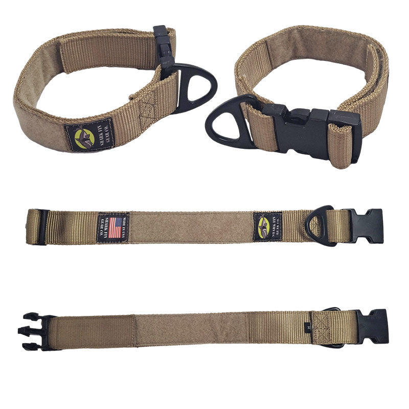 tactical collar medium brown