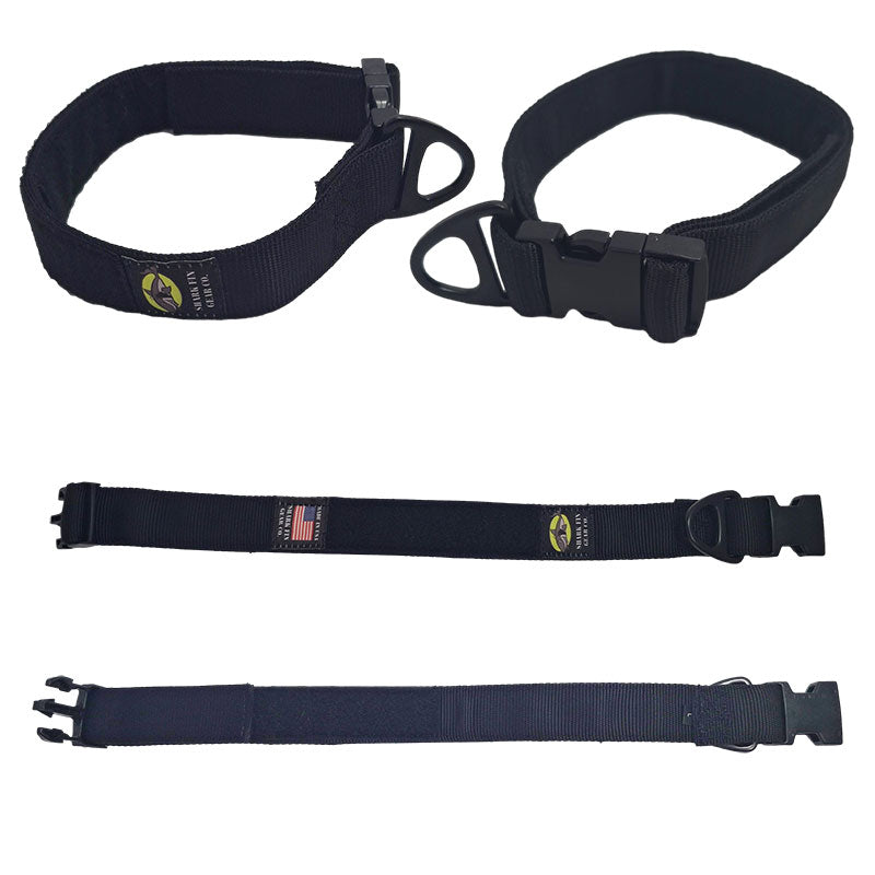 tactical dog collar large black