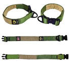 tactical dog collar large green