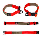 tactical dog collar large orange