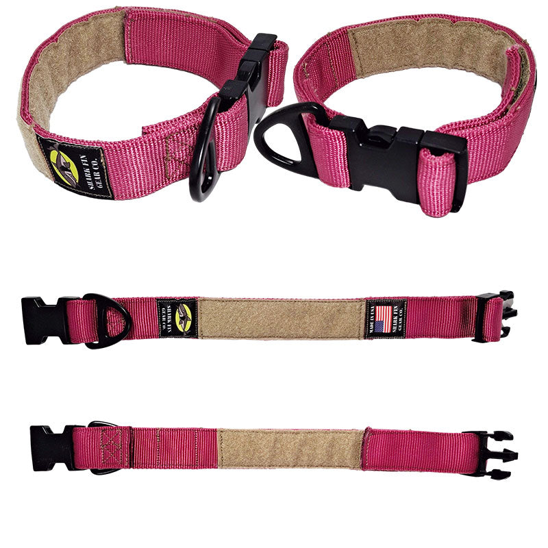 tactical dog collar medium magenta
