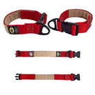 tactical dog collar medium red