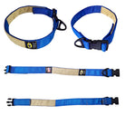 tactical dog collar xl blue