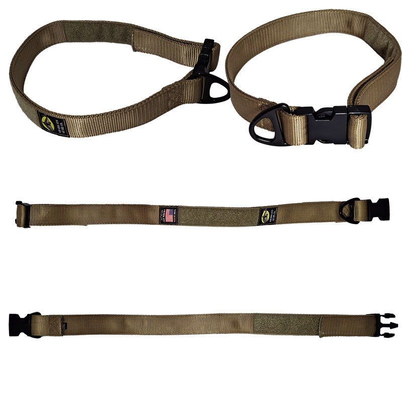 tactical dog collar xxl brown