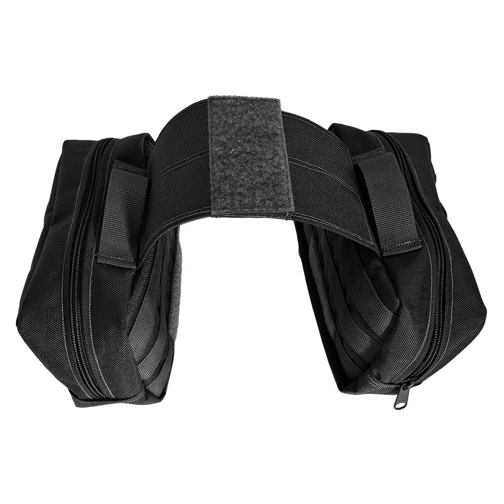 tactical dog harness backpack black