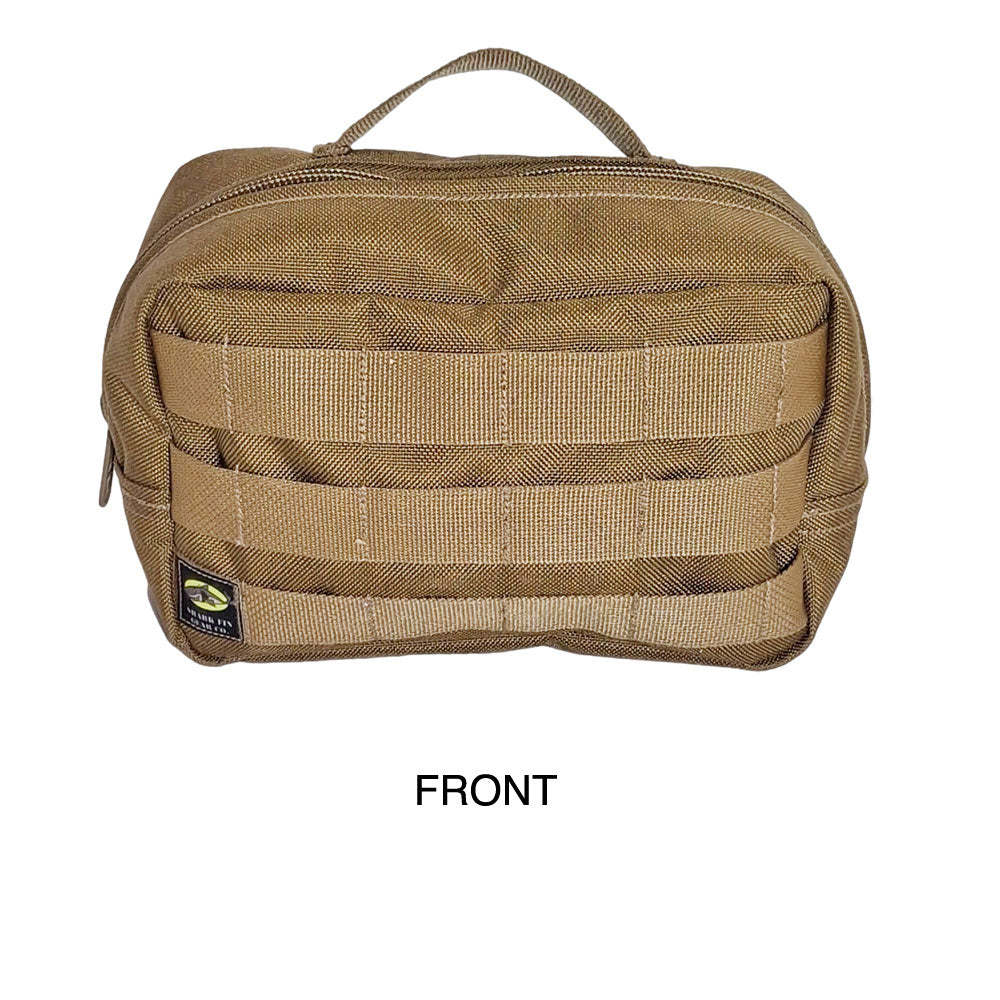 front of tote pack