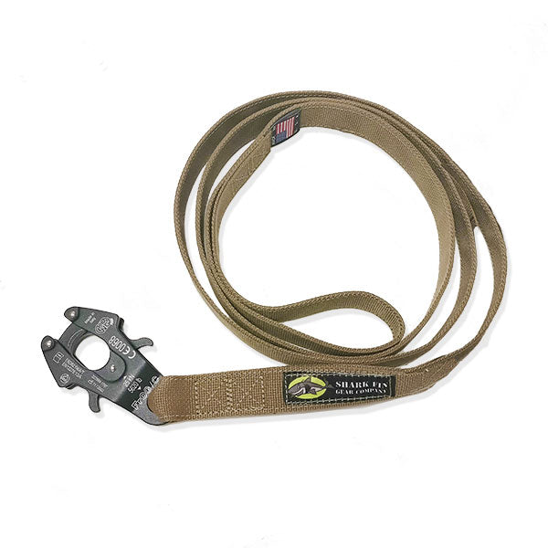 tactical frog clip leash coyote brown 48 inch