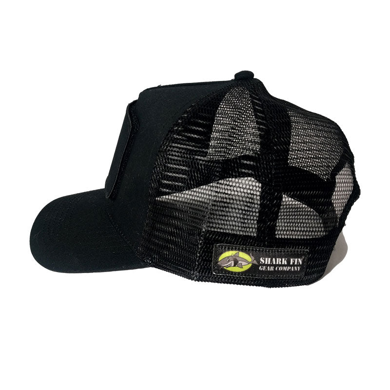 trucker hat black side