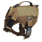 xs tactical dog harness coyote brown with nexus buckles