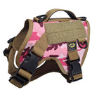 xs tactical dog harness pink camo with nexus buckles