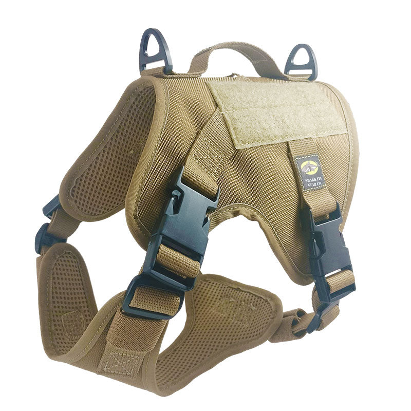 XS Tactical Dog Harness Coyote Brown with Nexus Buckles