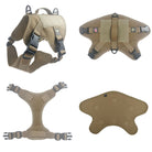 xs tactical dog harness coyote with nexus buckles